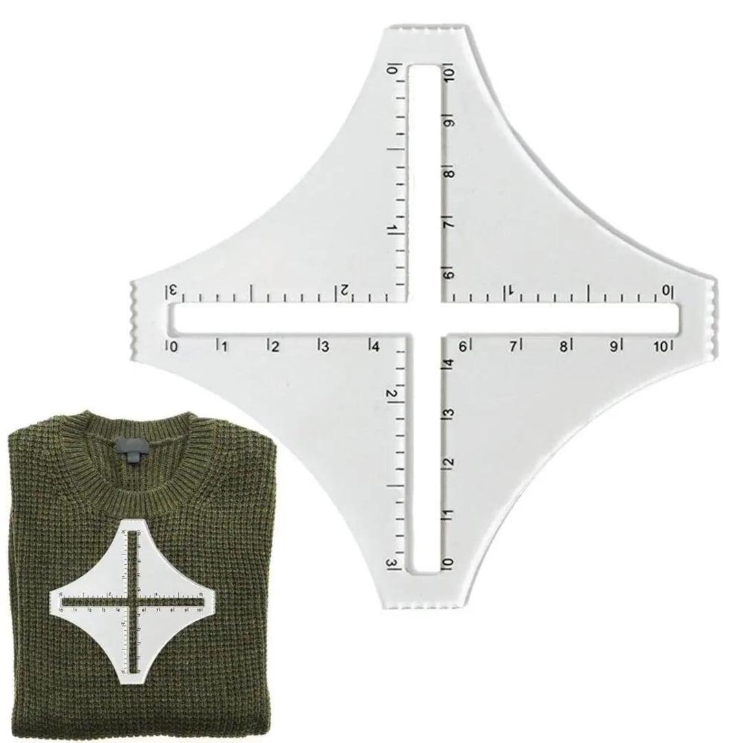 Knitting Gauge Converter, Acrylic, Weaving Density Ruler, Knit Counter ...