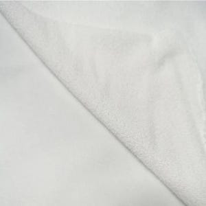 Kardborretyg, polyester, bomull, vitt tyg, självhäftande baksida, mjuka gör-det-själv-tillbehör för babykläder, miljövänliga bild 9