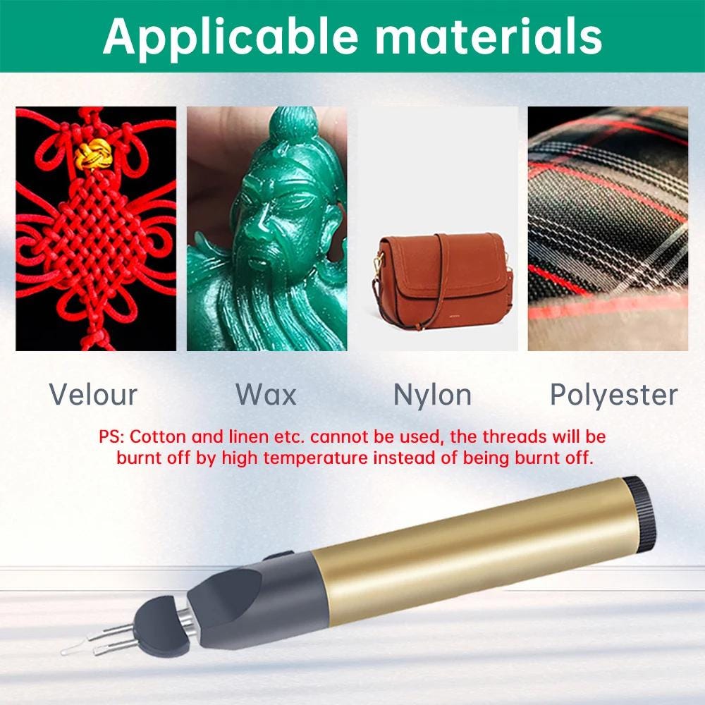 Pen Zapper Thread Zapper, Plastic, Cordless Instant Welding Crayon, Replacement ...