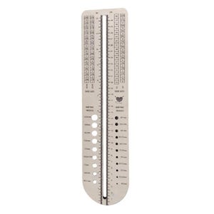 Righello per la misurazione dei calzini, strumento per la tessitura in legno, modello di visualizzazione delle calze, blocco per modelli di maglieria, accessori per cucito e ricamo fai da te