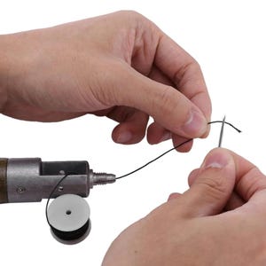 Leathercraft Lock Stitch Awl, 3Pcs, Wood Steel, Thread Needles Set, Fabric Sewing Accessories, DIY Leather Stitching Essentials, Repair Tool image 5