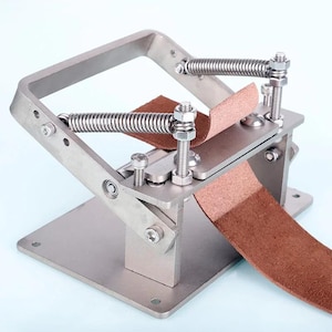 Máquina desbastadora de cuero, metal, peladora manual de precisión para piel de vaca, herramientas para adelgazar correas, corte de flejes, equipo desbastador para marroquinería