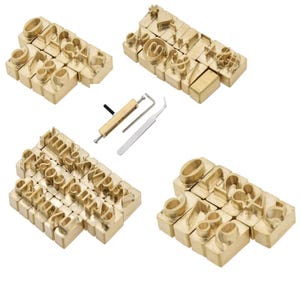 Sellos de alfabeto para cuero (3, 10, 15 o 26 unidades), de latón, para estampar letras, números y símbolos, para manualidades de cuero, herramienta para imprimir fuentes en mayúsculas y minúsculas.