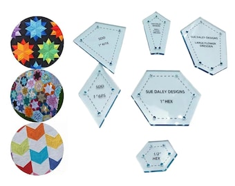 Quilting Templates Set, 300Pcs, Acrylic, Patchwork Sewing Tools, Clothes Making Accessories, DIY Garment Creative Blankets Stitching Pattern