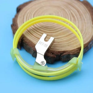 Sewing Machine Parts, 1/2Pcs, Nylon Double Ring Foot, Leather PVC Heavy Fabric Presser Feet, Industrial Needle Accessories, DIY Crafting Kit image 2