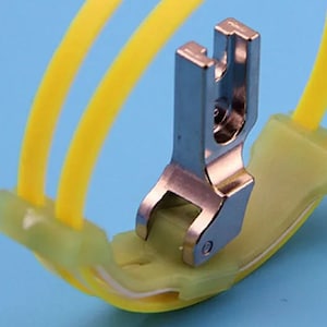 Sewing Machine Parts, 1/2Pcs, Nylon Double Ring Foot, Leather PVC Heavy Fabric Presser Feet, Industrial Needle Accessories, DIY Crafting Kit image 9