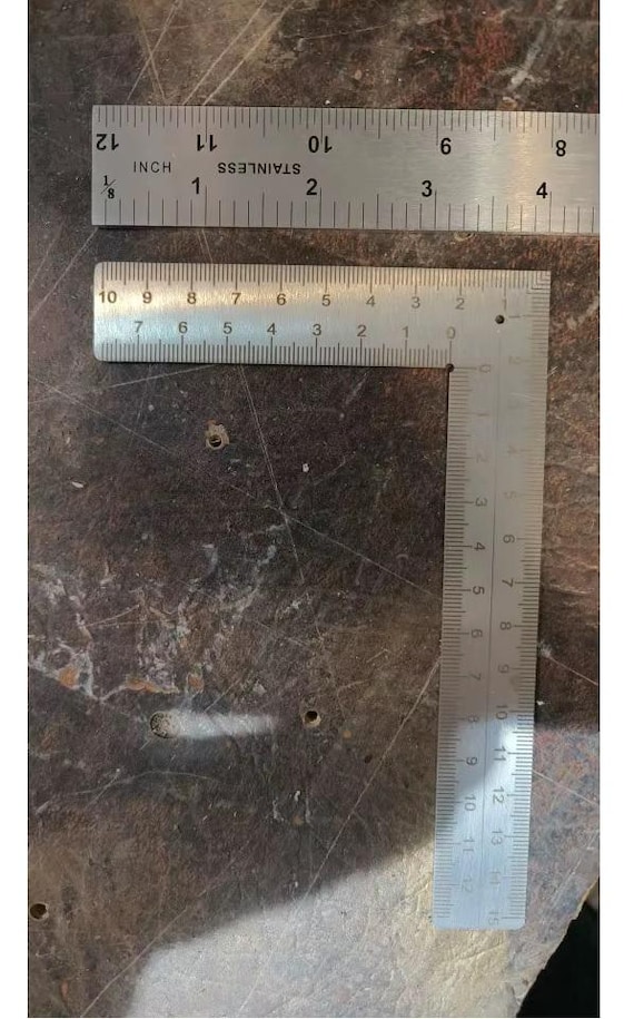 L-Shaped Square Ruler Etal Edge Square Ruler Easuring Ulti Angle - View #7