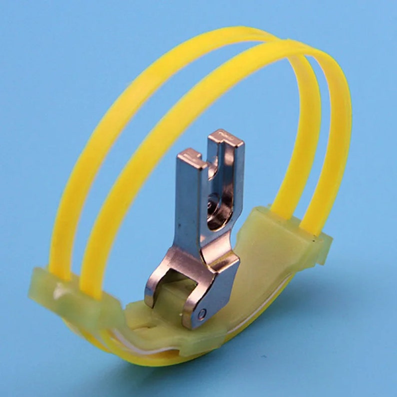 Sewing Machine Parts, 1/2Pcs, Nylon Double Ring Foot, Leather PVC Heavy Fabric Presser Feet, Industrial Needle Accessories, DIY Crafting Kit image 3