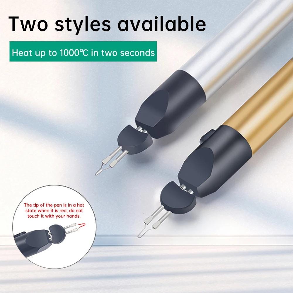 Pen Zapper Thread Zapper, Plastic, Cordless Instant Welding Crayon, Replacement ...