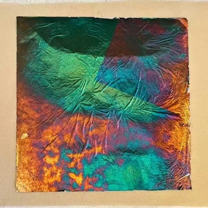 Folienblätter, 15 Blatt, Gebrannte Farbe Imitation Blattgold, Malzubehör, Kunsthandwerk Urlaub Dekorationen DIY Kreatives Projekt Material