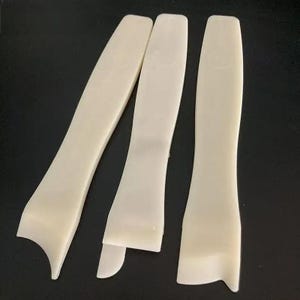 Herramienta para doblar bordes de cuero, de plástico, varios estilos, para carteras, bolsos, marroquinería, accesorios de acabado, kit de plegado para manualidades.