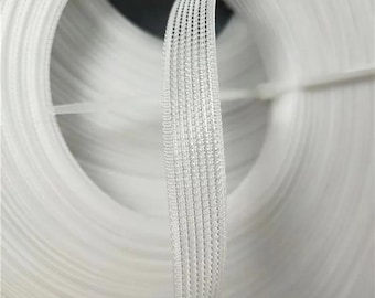 コルセットボーン、50ヤードロール、ポリエステル透明プラスチック、衣類縫製、ウェディングドレスサポートストリップ、工芸品コスチューム製作アクセサリー