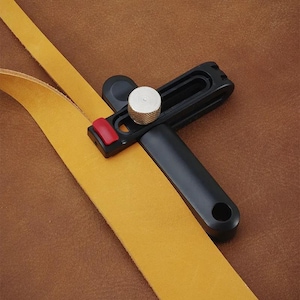 Leather Strap Cutter, ABS+Carbon steel, Portable Design, Pimp Cutting Machine, DIY Leathercraft Tool, Belt Making, Rope Splitting Equipment