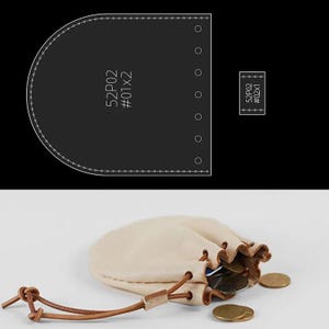 Leder Geldbörse Formen, 2 Stück, transparent Acryl, Mini Tasche Brieftasche Lederhandwerk Schablonen, Schneidevorlage, DIY Nähmuster-Werkzeug