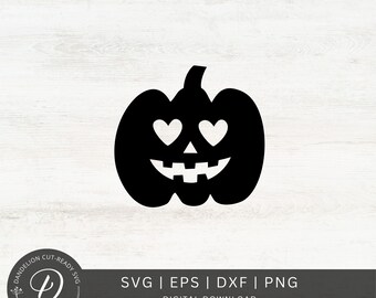 Halloween Kürbis Gesicht SVG, Jack O Lantern Cut Datei (Digitaler Download)