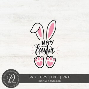 Easter Bunny SVG Cut File, Bunny Shirt SVG, Family Bunny Shirts PNG, Bunny Ears Svg, Happy Easter Svg, Easter Cricut File, Kids Easter Svg.