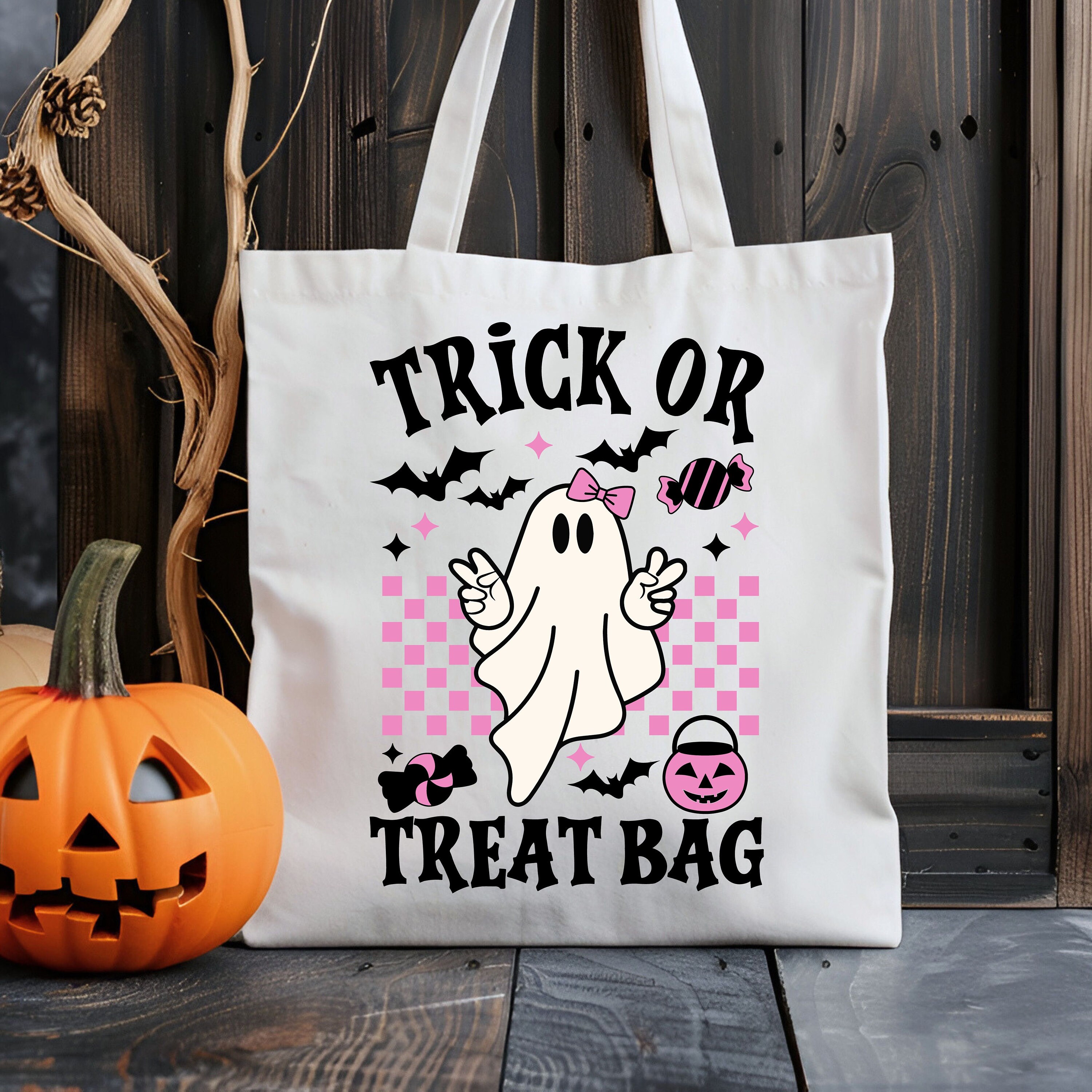 2 Pz Illumina Halloween Dolcetto o Scherzetto Secchio Halloween Ghost Candy Bag Cesto Multiuso di Halloween per la Casa Festa Borsa Ornamento Prop(B