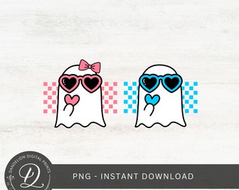 Retro gruseliger Geist PNG, Halloween Shirt Design (digitaler Download)