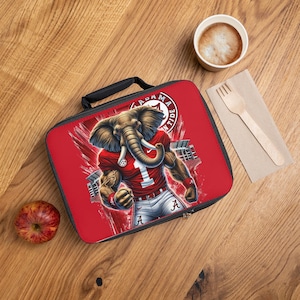 Alabama Tide Lunch Bag - Sports Insulated Cooler, Football Fan Gift, Kids Lunch Box, Team Spirit Bag, Game Day Essential