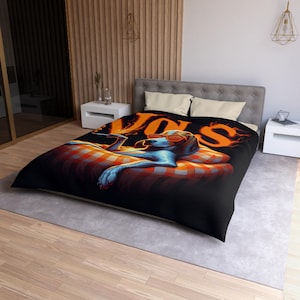 University of Tennessee Vols Smokey Microfiber Duvet Cover, Dorm Room