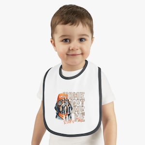 Baby Bib, Tennessee Vols Fan Bib, College Football Baby Gear, Tennessee Volunteers Infant Bib, Rocky Top Baby Shower Gift, Vols Baby