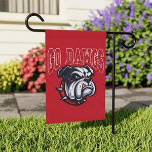 Go Dawgs Bulldog Design | Outdoor Decor, College Sports, Dog Lover Gift, Team Spirit UGA Fans, Georgia Bulldogs