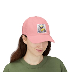 Classic Dad Cap with Playful Design, Perfect Gift for Father&#39;s Day, Casual Vibe, Everyday Wear, Adjustable Fit, Trendy Accessory