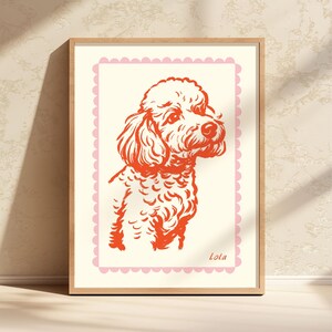 Custom Pet Portrait Painting, Customize Painted Pet Art, Personalized Pet Gift, Print Art, Digital Wall Art