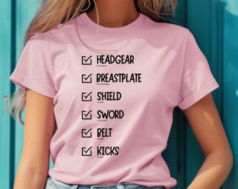 Camiseta Armadura de Dios – Efesios 6:10-18 Camiseta gráfica cristiana