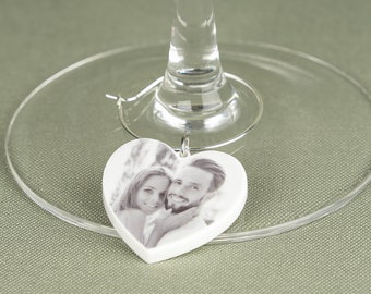Printed Acrylic Wine Glass Charm