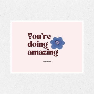 Tarjeta de felicitación / Mujeres empoderadas / mujeres fuertes / Inspiración femenina / mensaje de cumpleaños / Feminismo / girlpower / citas de mujeres independientes