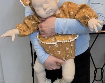 CUSTOM Marshmallow Silicone Baby Girl or Boy Doll Journey