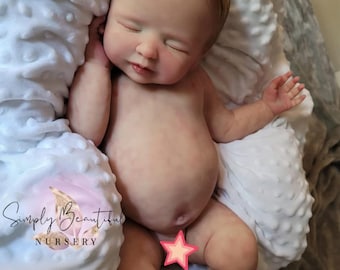 CUSTOM Marshmallow Silicone Baby Girl or Boy Doll Mylah
