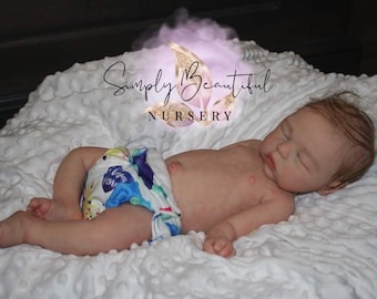 CUSTOM Marshmallow Silicone Baby Girl or Boy Doll Andrew/Annelene