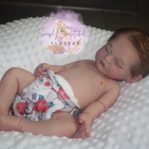Marshmallow Silicone Baby Girl Doll Ember