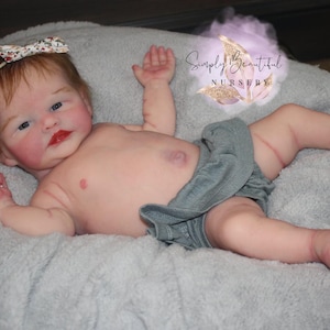 CUSTOM Marshmallow Silicone Baby Doll Riko