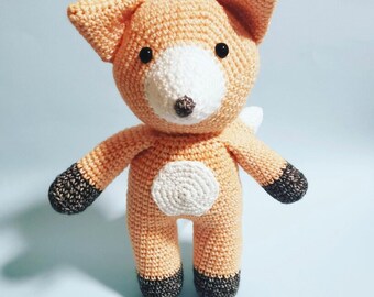 Fox No Sew Crochet Pattern, No Sew Amigurumi Crochet Patterns, Crochet ...