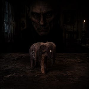 Haunted Antique Wooden Elephant | Negative Energy | Spirit Attached Vintage Carving | Mysterious