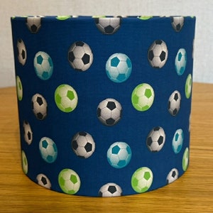 Football Ceiling Light Shade or Table Lampshade 8",10" or 12"
