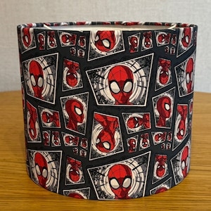 Spider-man Spidey Ceiling Light Shade or Table Lampshade 8",10" or 12"