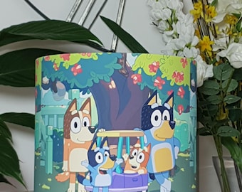 BLUEY Bluey Bingo Disney Ceiling Light Shade or Table Lampshade 8&quot;,10&quot; or 12&quot;
