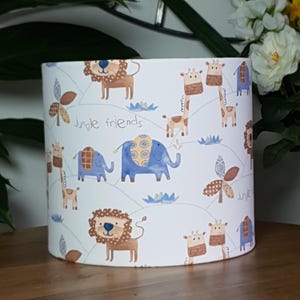 Paralume per lampada da soffitto o da tavolo Jungle Friends da 8", 10" o 12"