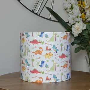 Dinosaurs Ceiling Light Shade or Table Lampshade 8&quot;,10&quot; or 12&quot;