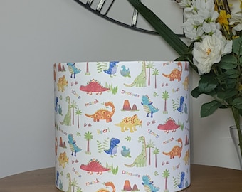 Dinosaurs Ceiling Light Shade or Table Lampshade 8&quot;,10&quot; or 12&quot;