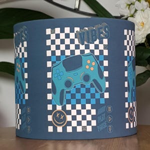 GAMING gamer controller Ceiling Light Shade or Table Lampshade 8&quot;,10&quot; or 12&quot;