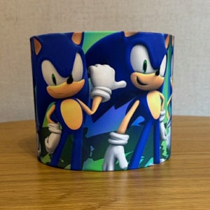 Paralume da soffitto o da tavolo Sonic the Hedgehog da 8", 10" o 12"