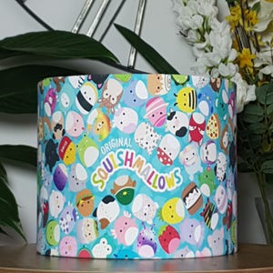 Squishmallows Ceiling Light Shade or Table Lampshade 8&quot;,10&quot; or 12&quot;