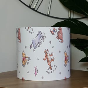 Winnie the Pooh and Friends Nursery Ceiling Light Shade or Table Lampshade 8&quot;,10&quot; or 12&quot;