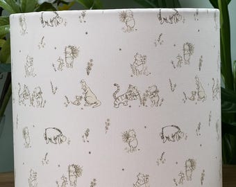 Mindful Winnie the Pooh Bear Baby Nursery Ceiling Light Shade or Table Lampshade 8",10" or 12"