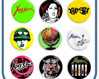 X-ray Spex Punk Badge Set - 25mm (1